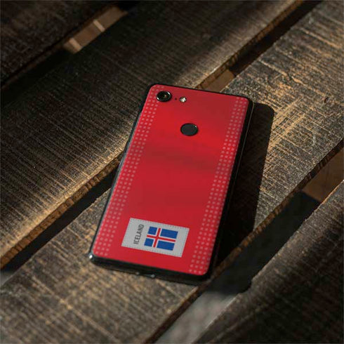 Iceland Soccer Flag Google Pixel 3 Skin